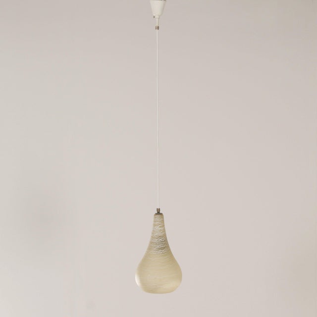 Satin Glass NB 99 E/00 Pendant Lamp from Philips, 1958 For Sale - Image 8 of 12