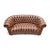 Vintage English Tufted Distressed Cognac Leather Chesterfield Sofa - Pair For Sale In Chicago - Image 6 of 10