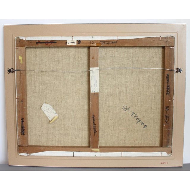Maurice Empi, Saint Tropez, 1970s, Oil Painting on Canvas, Framed For Sale - Image 18 of 18