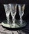 Vintage Fabergé "Kissing Snow Doves" Stemmed Crystal Wine Glasses 1960s France - Set of 6 For Sale - Image 4 of 9
