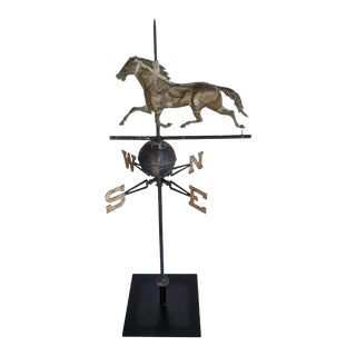 “Ethan Allen” Running Horse Weathervane by Harris & Co. Boston, Ma. For Sale