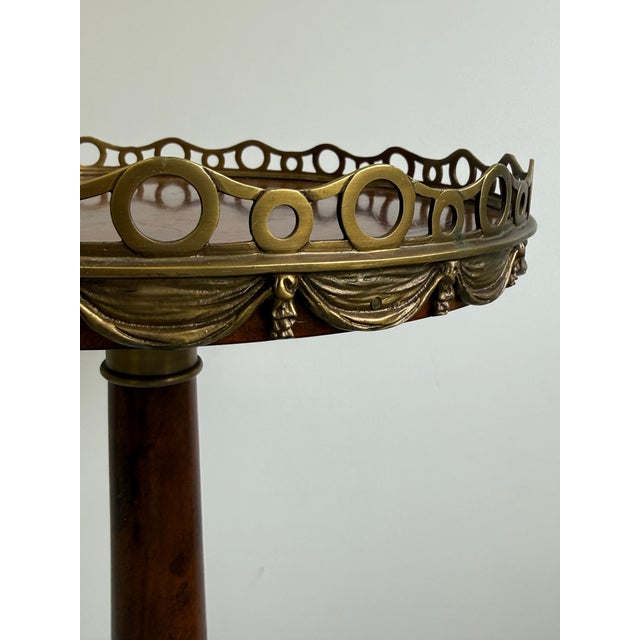 Theodore Alexander Vintage Theodore Alexander Telescopic Accent Side Table (Re50020) For Sale - Image 4 of 9