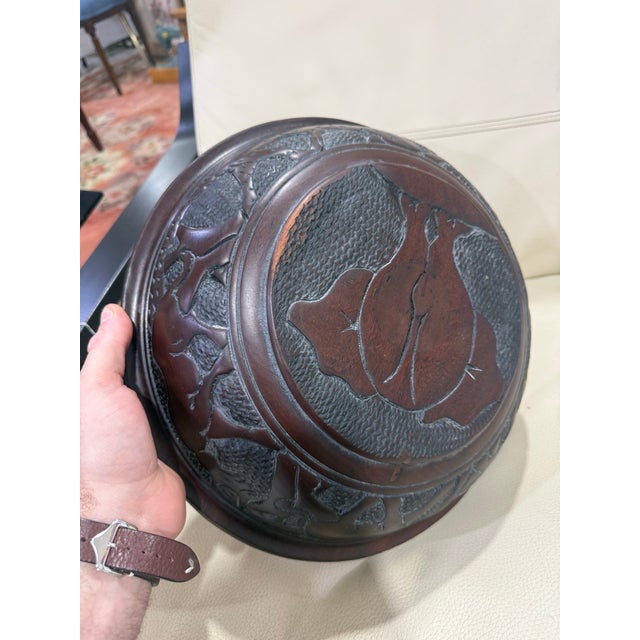 African hand-carved tribal art likely crafted from a dense Rosewood 13in 13 inches wide 3 inches tall Excellent condition...
