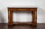 Pair of French 1860s Napoleon III Period Walnut Console Tables with Marble Tops For Sale - Image 9 of 12
