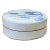 Chinese Blue White Porcelain Prawn Graphic Round Box Display For Sale