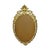 Louis XV Baroque French Brass Crested Mirror in Gold, 1950s For Sale - Image 15 of 17