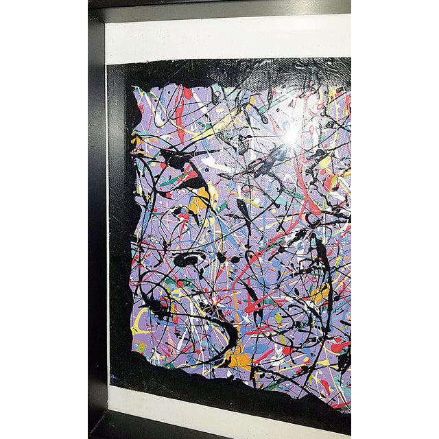 Original Abstract Expressionist Acrylic Painting on Canvas by Mimmo Amelio For Sale - Image 4 of 7