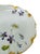Set of 4 Antique Haviland Limoges Saucers | Schleiger 453d Violets & Daisies Pattern | French Porcelain 1888-1896 For Sale In Tampa - Image 6 of 10