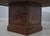 English Style Large Mahogany Round Leather Top Rent Table For Sale - Image 9 of 18