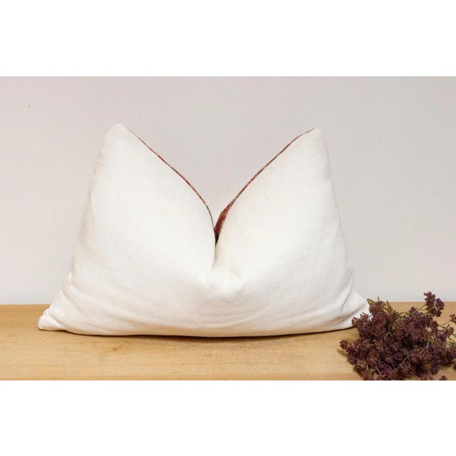 19th Century Azin Antique Lakai Tribe Linen Pillow For Sale - Image 5 of 6