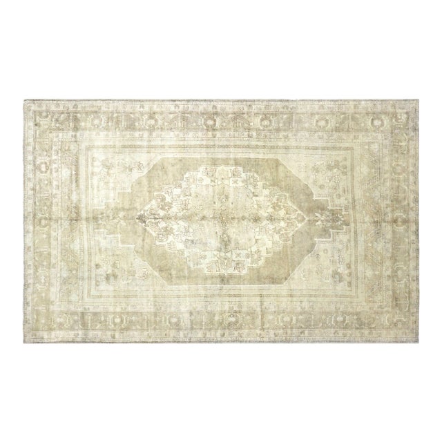 1960s Turkish Oushak Rug For Sale