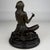 Metal Seated Native American Drummer Figural Sculpture, 20th Century, Bronze For Sale - Image 7 of 12