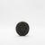 Kifu Paris Modern Quilted Vase in Black Shagreen With Brass Details by Kifu Paris For Sale - Image 4 of 7