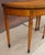 Late 18th Century Late 18th Century Pair of George III Floral Wreath Painted Crossbanded Satinwood Demilune Card Tables For Sale - Image 5 of 18