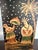 Metal Pair Vintage Chinoiserie Tole Covered Urns For Sale - Image 7 of 13