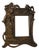 Antique Art Nouveau Figural Lady Picture Frame with Ivy Motif For Sale