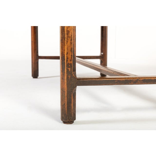 Antique English George III Farmhouse Table in Oak, 1700s For Sale - Image 6 of 11