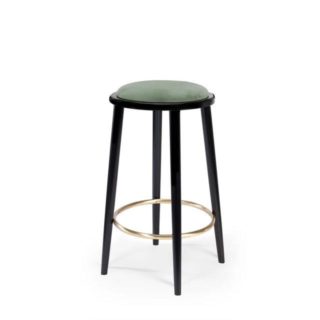 Contemporary Luc Bar Stool by Mambo Unlimited Ideas For Sale - Image 3 of 8