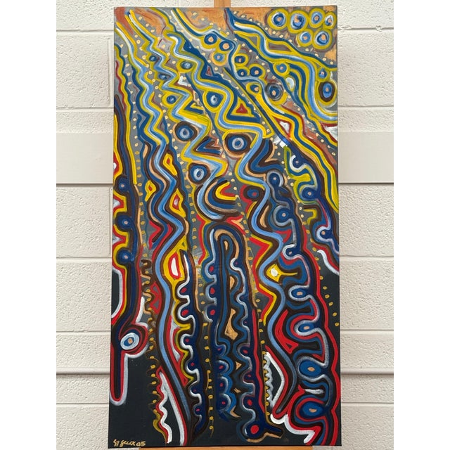 Vivid seascape where turbulent waves meet a glowing horizon of shifting light 2025 For Sale - Image 11 of 18