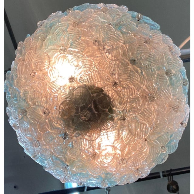 Vintage Glass Ceiling Light by Seguso, 1960 For Sale - Image 6 of 15