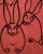 Late 20th Century Late 20th Century Modern Portrait of Three Rabbits For Sale - Image 5 of 9