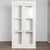 French Provincial 19th-Century French White Painted Oak Bookcase Display Cabinet With Glass Doors For Sale - Image 3 of 14