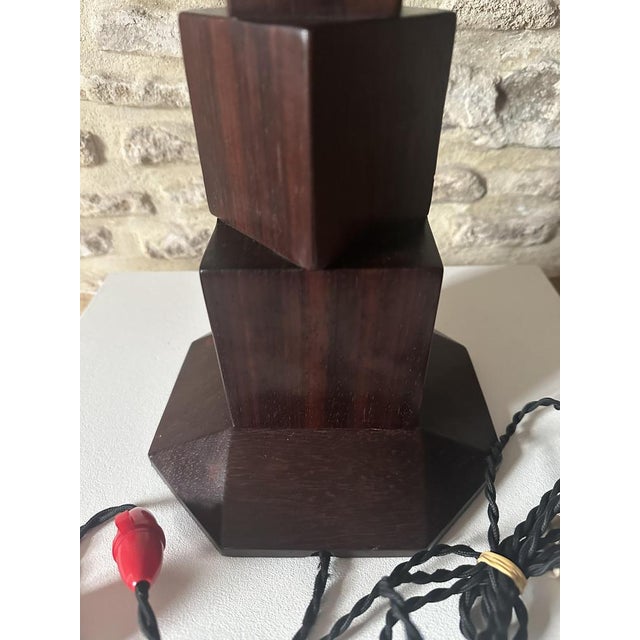 Vintage Art Deco Cubist Table Lamp, 1930 For Sale - Image 17 of 17