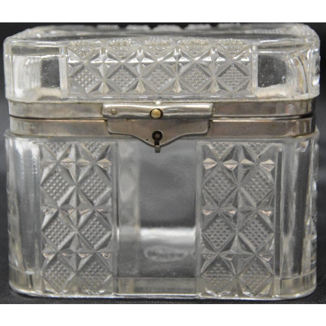 Antique Pressed Glass Lidded Casket For Sale In Nashville - Image 6 of 10