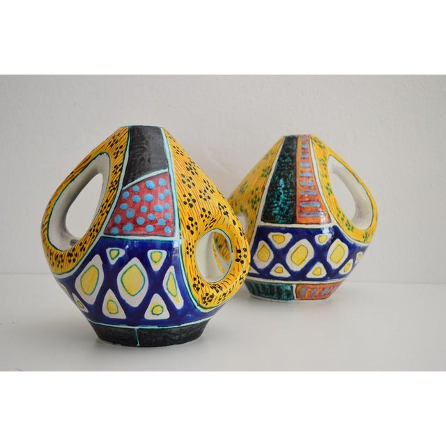 Italian Ceramic Vases from Valceresio, 1950s, Set of 2 For Sale - Image 16 of 18