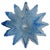 15" Vintage 1970s Lavorazione Arte Murano Powder Blue Splash Centerpiece Bowl For Sale - Image 9 of 10