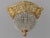 1970s Baroque Gold Bronze Crystal Chandelier Ceiling Lamp For Sale - Image 10 of 15