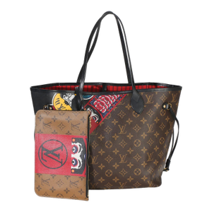 Red Multicolor Monogram Canvas Kabuki Neverfull MM