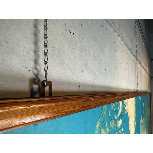 Vintage Air France Airway Map, 1970s For Sale - Image 6 of 10