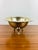 Vintage 1970s Brass Footed Bowl For Sale - Image 4 of 6
