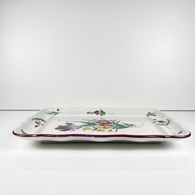 Streetlight Model Rectangular Dish from KG Lunéville, 1980s For Sale - Image 4 of 6