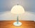 German Postmodern Table and Floor Lamps with Light Blue and White Swirl Pattern, 1980s, Set of 2 For Sale - Image 9 of 18