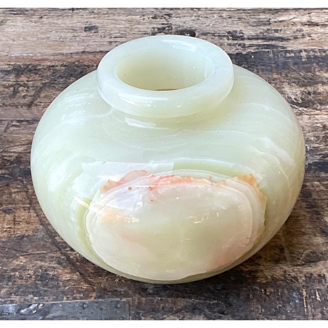 Vintage Stone Onyx Vase For Sale - Image 18 of 18