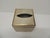 Modern Vintage Florentine Silver & Gold Leaf Over Wood Tissue Box Holder For Sale - Image 3 of 5