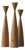 Scandinavian Wooden Candleholders, Set of 3 For Sale