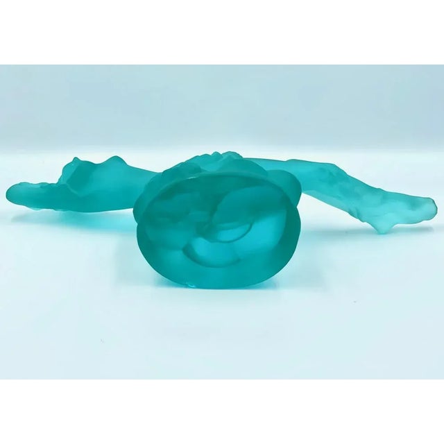 Glass Czech Glass Bad Attendant Sculpture by Vally Wiesenthier for Desna, 1980s For Sale - Image 7 of 13