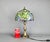 American Vintage Stained Glass Floral Tiffany Style Desk Lamp For Sale - Image 3 of 7