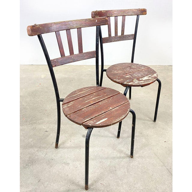 Set of Swedish Wooden Garden Chairs, in Good conditions. Designed 1920 to 1949
