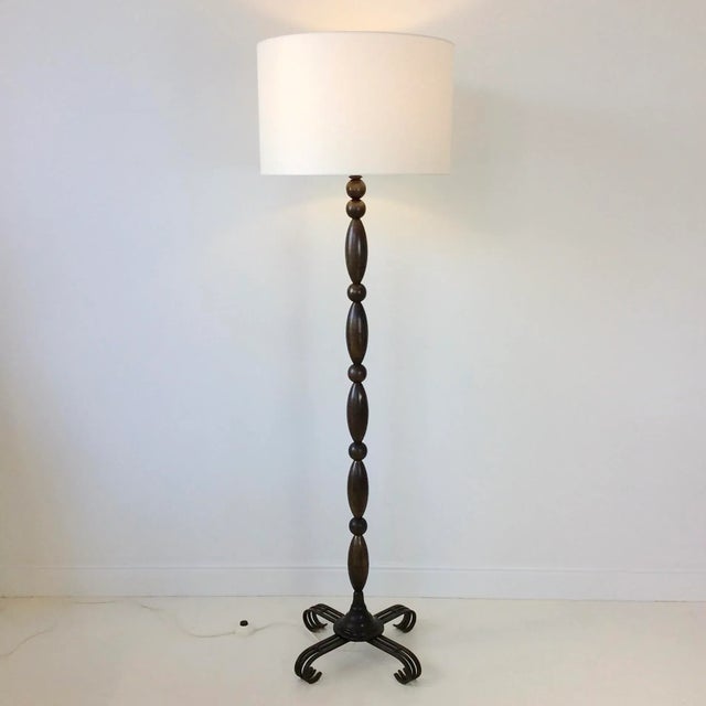 Art Deco French Floor Lamp, 1940s For Sale - Image 13 of 14