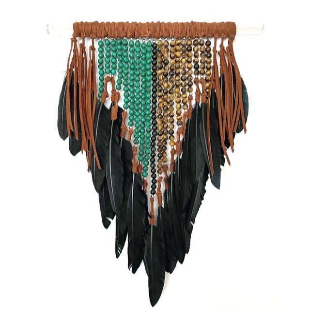 The Prism of Feathers Kristen Leigh Baker | 2024-2025 Medium: Hand-selected Malachite, Obsidian, and Tiger's Eye crystals,...