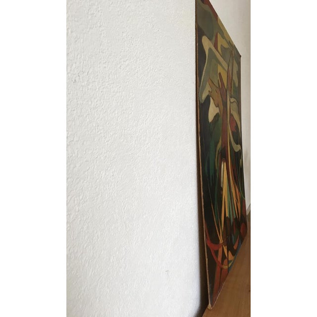 Xavier Albert Fiala, Phoebus, 1945, Oil on Wood For Sale - Image 6 of 9