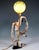 Art Deco Nude Dancer Posing with Lamp from Goldscheider, Vienna, Austria, 1942 For Sale - Image 4 of 14