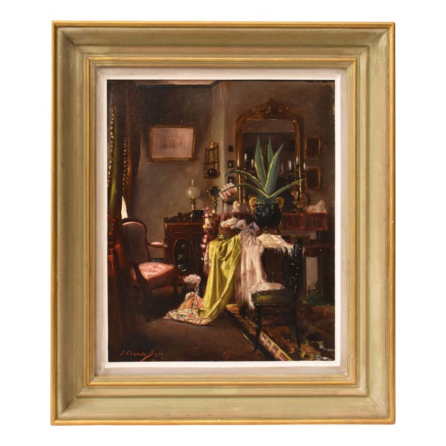 Claude Bayer, Man Paintings, 1891, Oil on Canvas For Sale