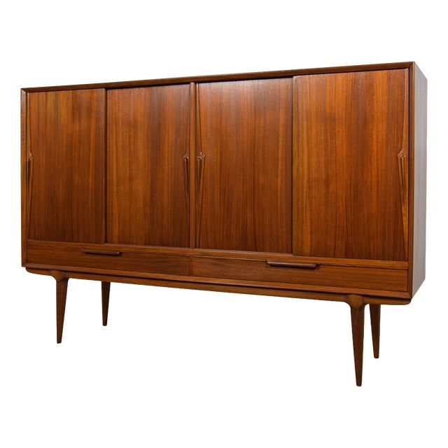 Mid-Century Model 13 Sideboard in Teak by G. Omann for Omann Jun, Denmark, 1960s For Sale