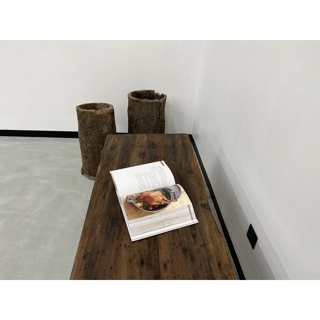 Former French Workbench in Oak, 1950s For Sale - Image 13 of 18