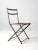 Antique Folding Iron Bistro Chair For Sale - Image 10 of 11
